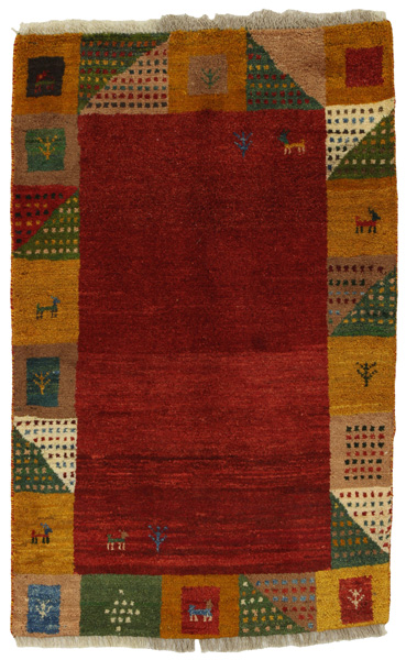 Gabbeh - Qashqai Персийски връзван килим 148x94
