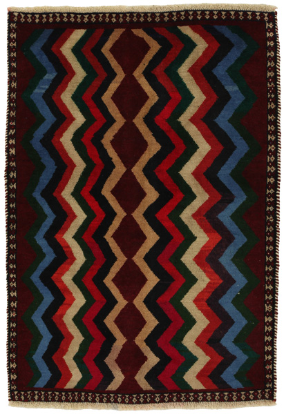 Gabbeh - Qashqai Персийски връзван килим 148x102