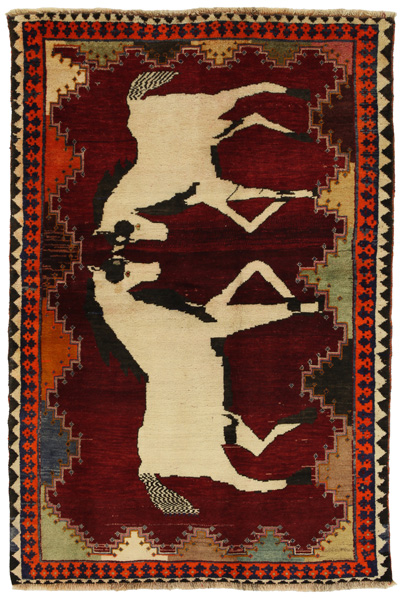 Gabbeh - Qashqai Персийски връзван килим 178x120