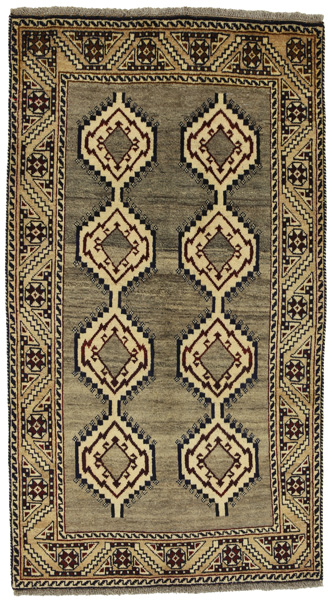 Gabbeh - Qashqai Персийски връзван килим 195x108