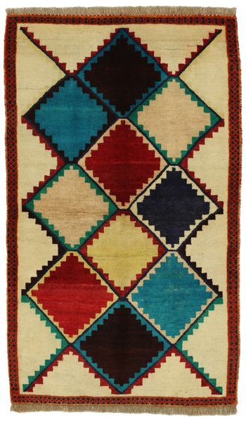 Gabbeh - Bakhtiari Персийски връзван килим 184x110
