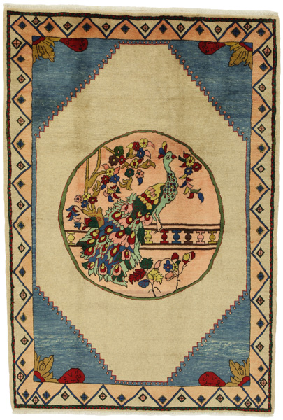 Kashkooli - Gabbeh Персийски връзван килим 211x143