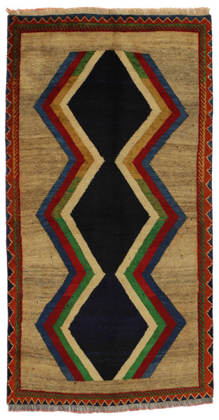 Gabbeh - Qashqai Персийски връзван килим 175x93