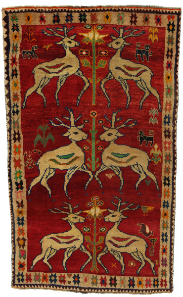 Gabbeh - Qashqai Персийски връзван килим 198x118