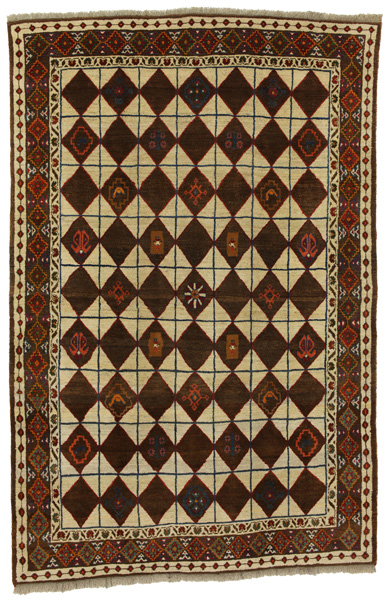 Gabbeh - Qashqai Персийски връзван килим 300x200