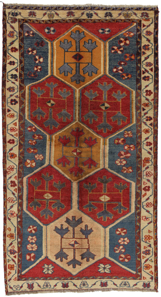 Gabbeh - Qashqai Персийски връзван килим 227x124