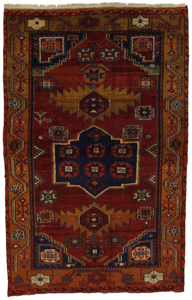 Qashqai - Gabbeh Персийски връзван килим 225x142