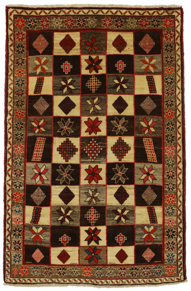 Gabbeh - Bakhtiari Персийски връзван килим 188x123
