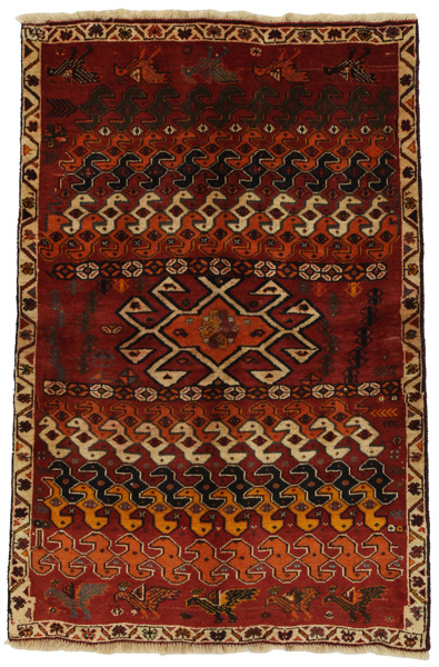 Gabbeh - Qashqai Персийски връзван килим 154x102