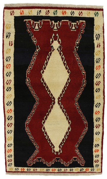 Gabbeh - Qashqai Персийски връзван килим 155x95