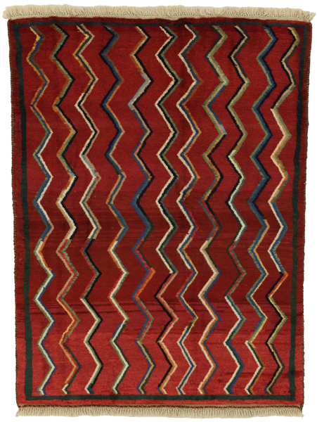 Gabbeh - Qashqai Персийски връзван килим 166x124