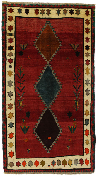 Gabbeh - Qashqai Персийски връзван килим 230x126