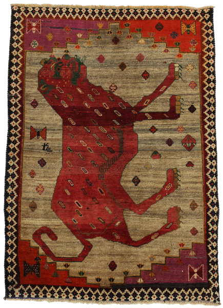Gabbeh - Qashqai Персийски връзван килим 178x127