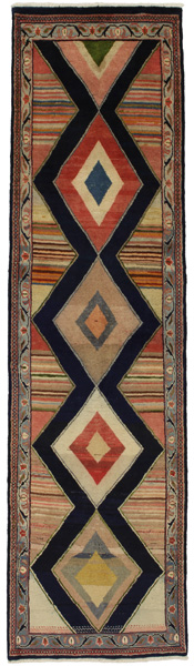 Gabbeh - Qashqai Персийски връзван килим 297x80
