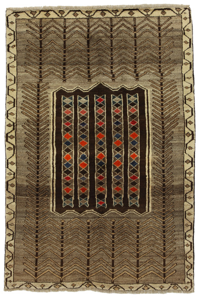 Gabbeh - Qashqai Персийски връзван килим 203x136