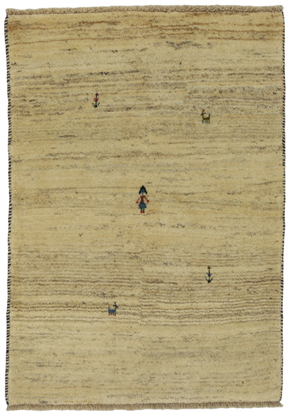 Gabbeh - Qashqai Персийски връзван килим 146x104
