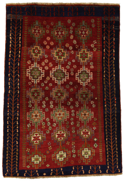 Gabbeh - Qashqai Персийски връзван килим 204x140