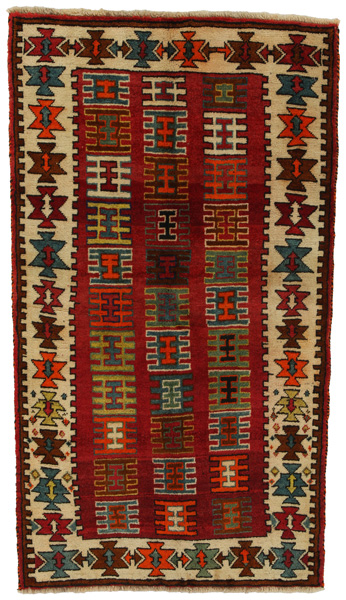 Gabbeh - Bakhtiari Персийски връзван килим 185x103