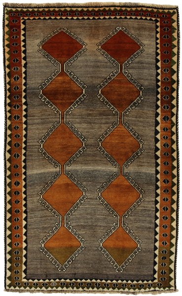 Gabbeh - Qashqai Персийски връзван килим 213x132