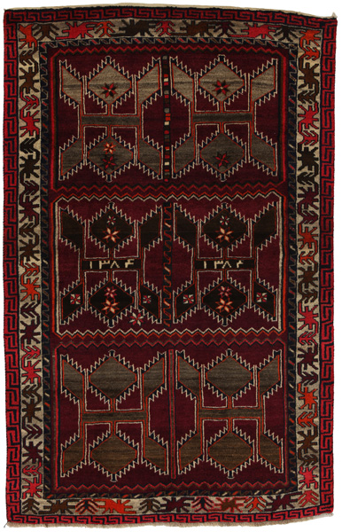 Gabbeh - Qashqai Персийски връзван килим 230x147