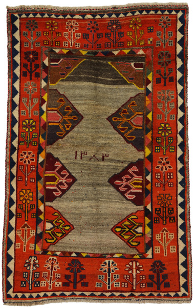 Gabbeh - Qashqai Персийски връзван килим 193x122