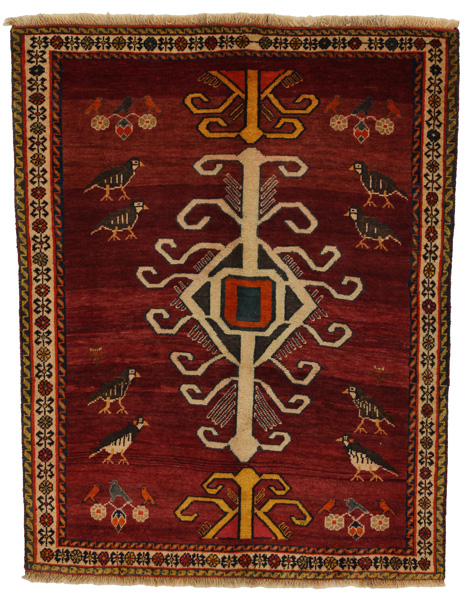 Gabbeh - Qashqai Персийски връзван килим 155x120