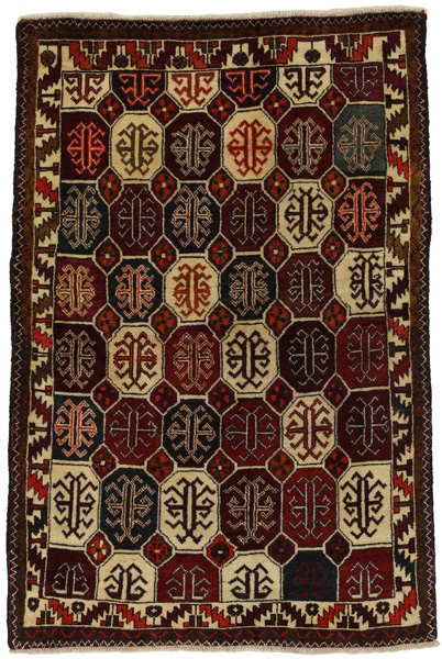 Gabbeh - Bakhtiari Персийски връзван килим 190x125