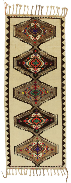 Gabbeh - Qashqai Персийски връзван килим 332x130
