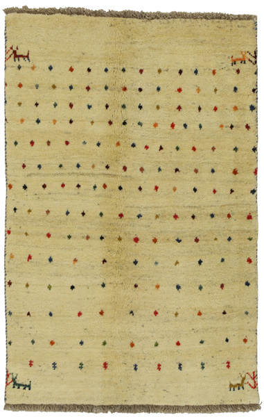 Gabbeh - Qashqai Персийски връзван килим 147x96