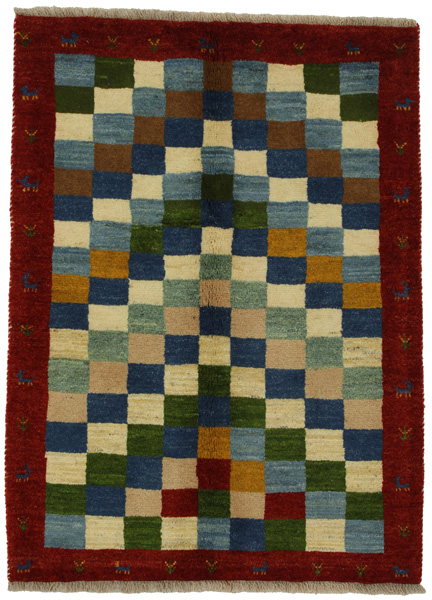 Gabbeh - Bakhtiari Персийски връзван килим 146x109