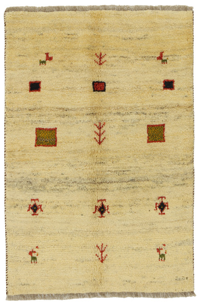 Gabbeh - Qashqai Персийски връзван килим 145x96
