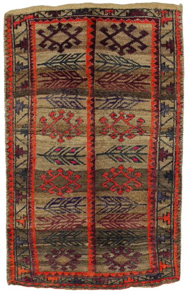 Gabbeh - Qashqai Персийски връзван килим 178x112