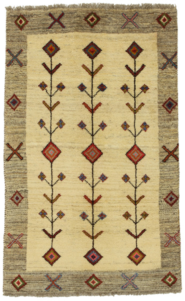 Gabbeh - Qashqai Персийски връзван килим 157x96