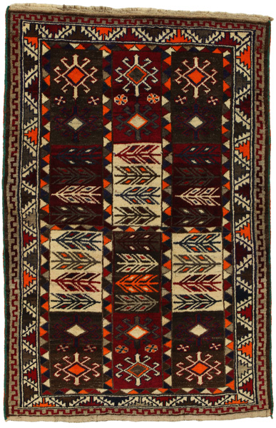 Gabbeh - Bakhtiari Персийски връзван килим 214x140