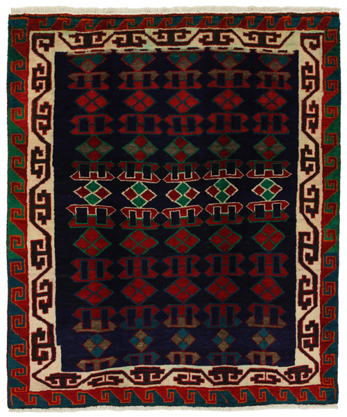 Gabbeh - Qashqai Персийски връзван килим 218x182