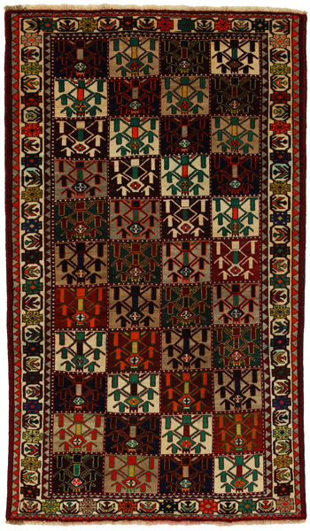Gabbeh - Bakhtiari Персийски връзван килим 248x146