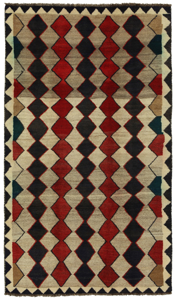 Gabbeh - Qashqai Персийски връзван килим 236x137