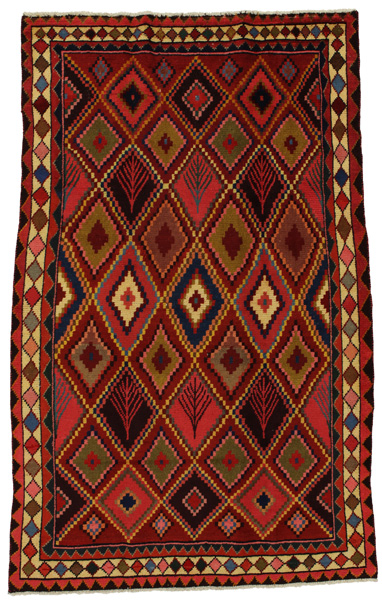 Gabbeh - Bakhtiari Персийски връзван килим 302x188
