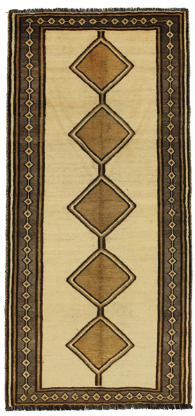 Gabbeh - Qashqai Персийски връзван килим 213x100