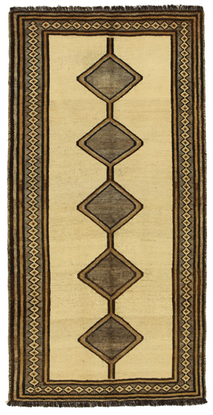 Gabbeh - Qashqai Персийски връзван килим 204x103