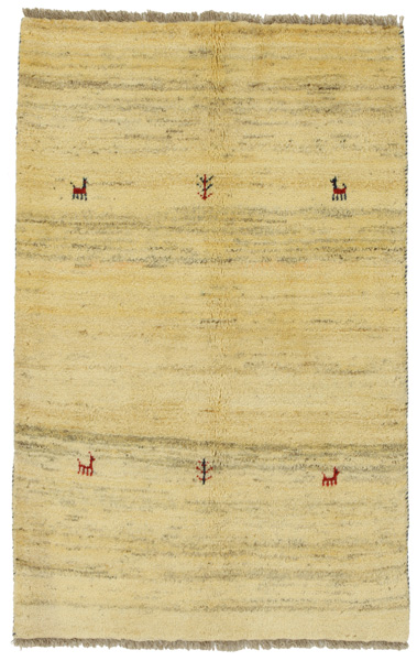 Gabbeh - Qashqai Персийски връзван килим 151x95