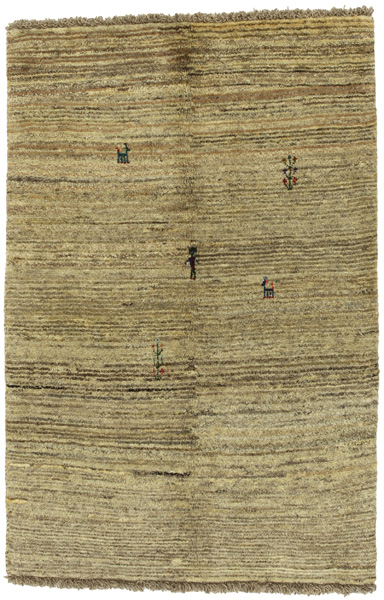 Gabbeh - Qashqai Персийски връзван килим 144x96