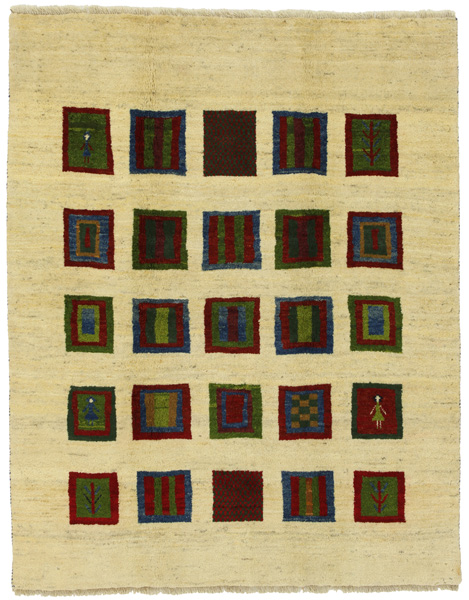 Gabbeh - Bakhtiari Персийски връзван килим 200x156