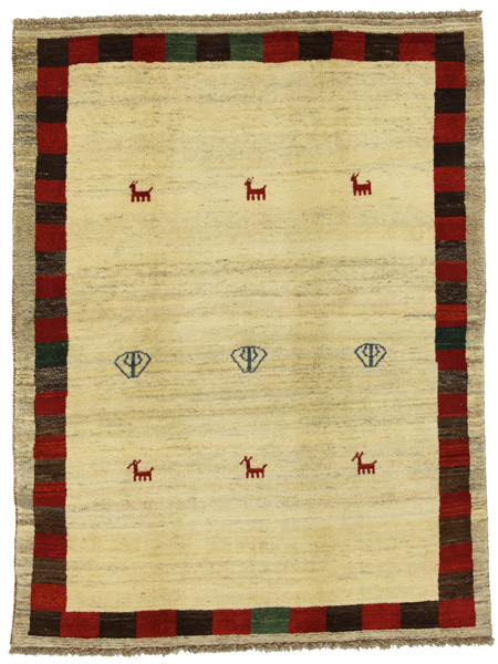 Gabbeh - Qashqai Персийски връзван килим 200x154