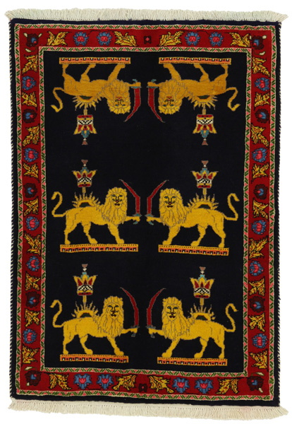 Kashkooli - Gabbeh Персийски връзван килим 120x83