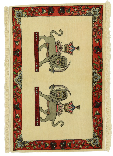 Kashkooli - Gabbeh Персийски връзван килим 60x90