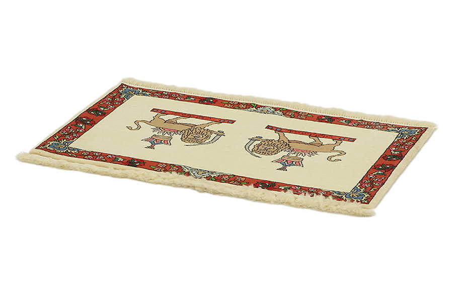 Kashkooli - Gabbeh Персийски връзван килим 58x90 - Снимка 2