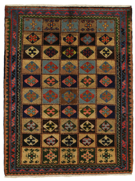 Gabbeh - Bakhtiari Персийски връзван килим 180x137