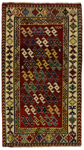 Gabbeh - Qashqai Персийски връзван килим 203x114