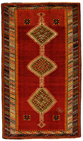 Qashqai - Gabbeh Персийски връзван килим 242x142